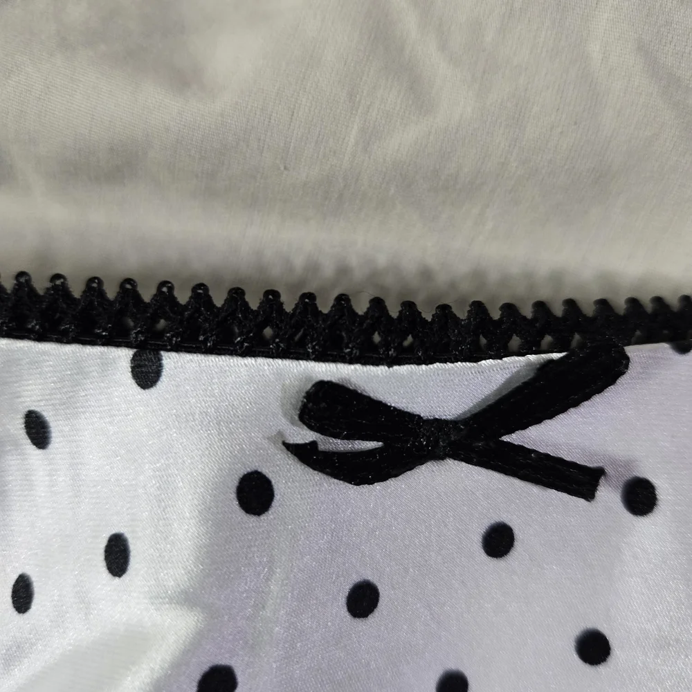 Life White‎ Rose Polka Dot A-Line Skirt Women's Medium New with Tags